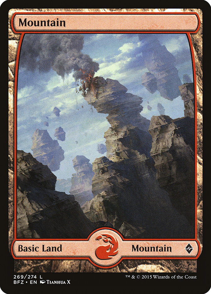 Mountain (269) (Full Art) [Battle for Zendikar] | Gear Gaming Fayetteville