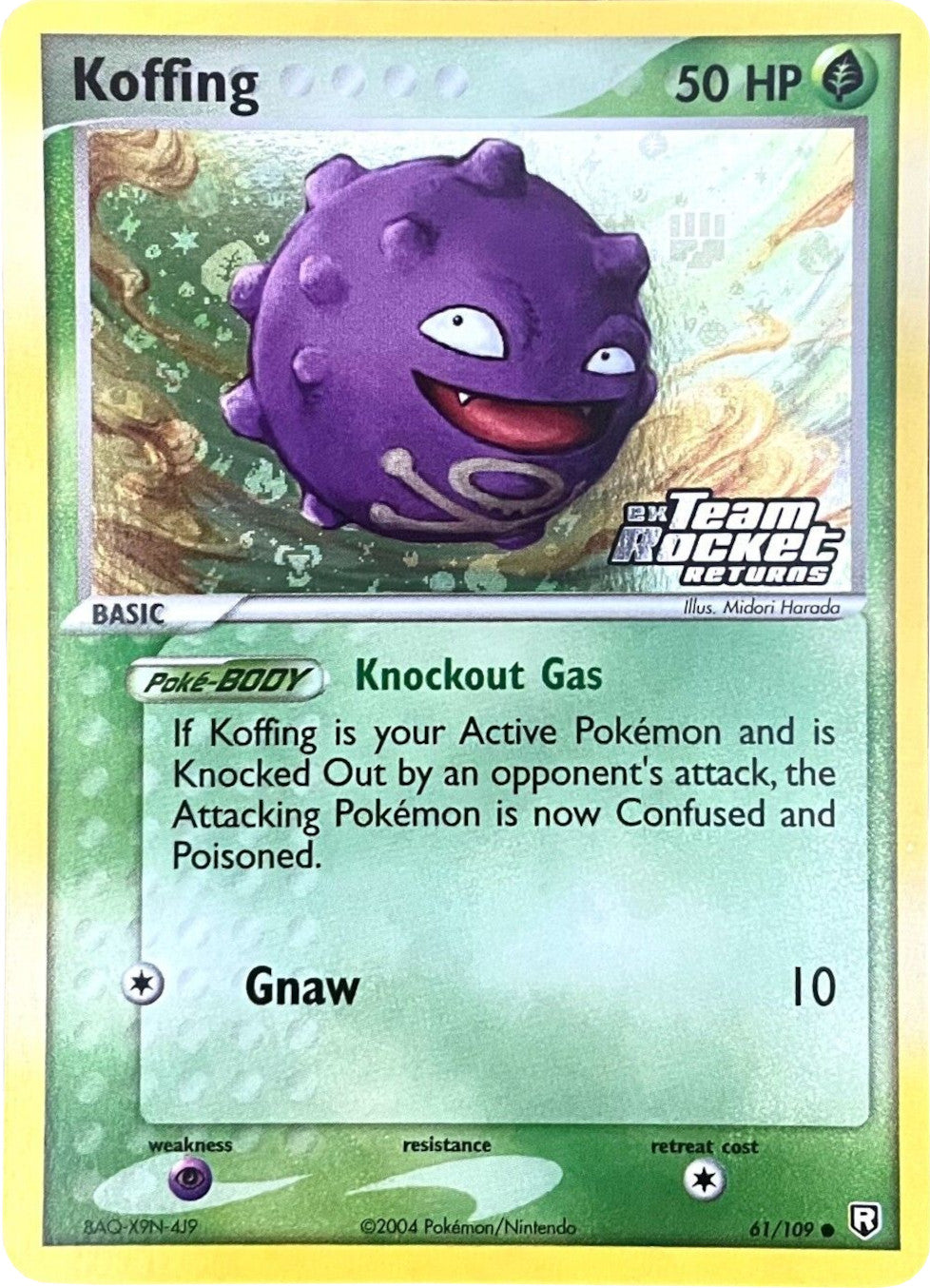 Koffing (61/109) (Stamped) [EX: Team Rocket Returns] | Gear Gaming Fayetteville