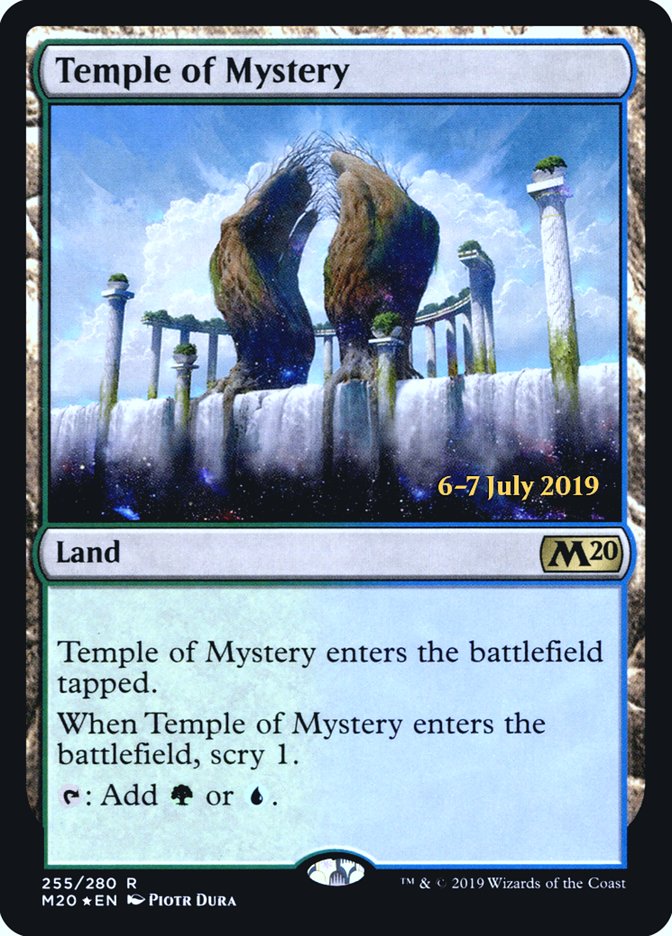 Temple of Mystery [Core Set 2020 Prerelease Promos] | Gear Gaming Fayetteville