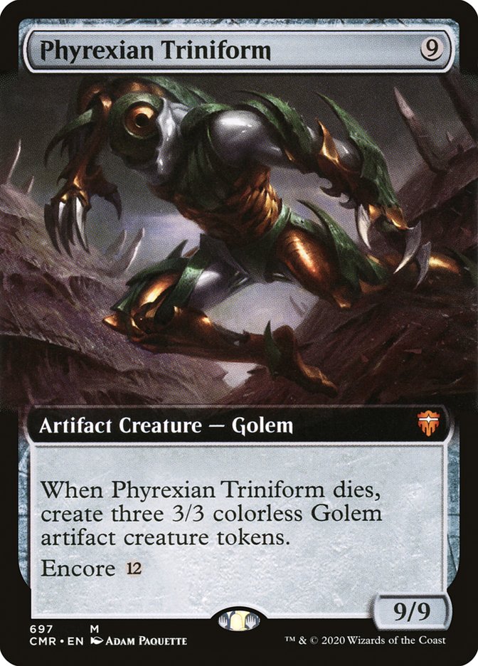 Phyrexian Triniform (Extended Art) [Commander Legends] | Gear Gaming Fayetteville