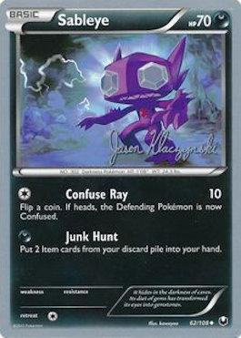 Sableye (62/108) (Darkrai Deck - Jason Klaczynski) [World Championships 2013] | Gear Gaming Fayetteville