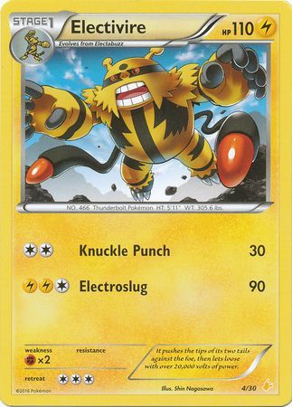 Electivire (4/30) [XY: Trainer Kit 3 - Pikachu Libre] | Gear Gaming Fayetteville