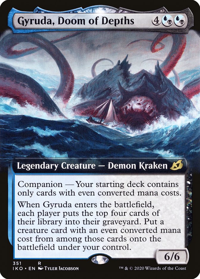 Gyruda, Doom of Depths (Extended Art) [Ikoria: Lair of Behemoths] | Gear Gaming Fayetteville