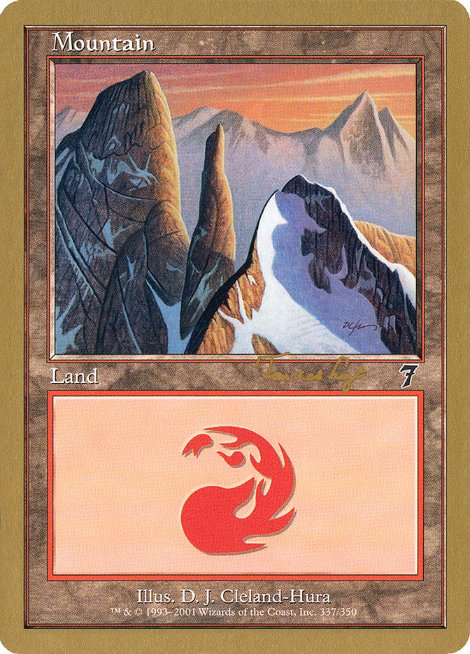 Mountain (337) (Tom van de Logt) [World Championship Decks 2001] | Gear Gaming Fayetteville