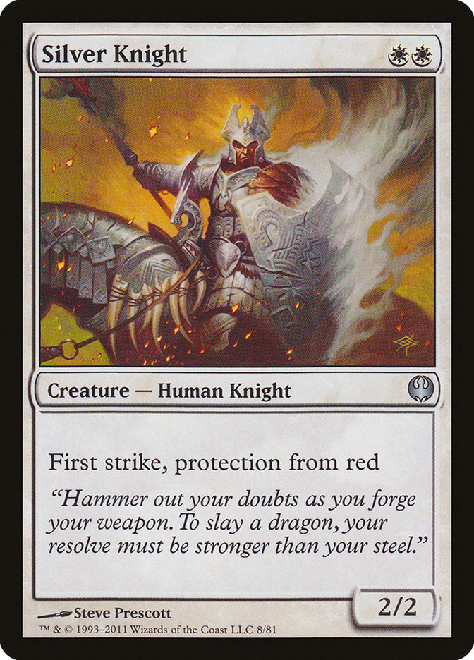 Silver Knight [Duel Decks: Knights vs. Dragons] | Gear Gaming Fayetteville