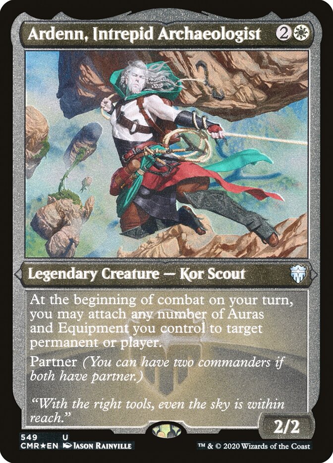 Ardenn, Intrepid Archaeologist (Etched) [Commander Legends] | Gear Gaming Fayetteville