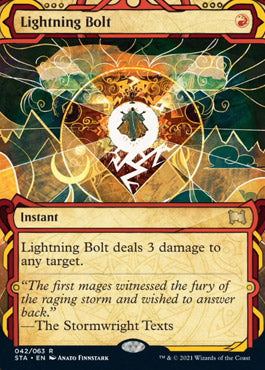 Lightning Bolt (Foil Etched) [Strixhaven: School of Mages Mystical Archive] | Gear Gaming Fayetteville