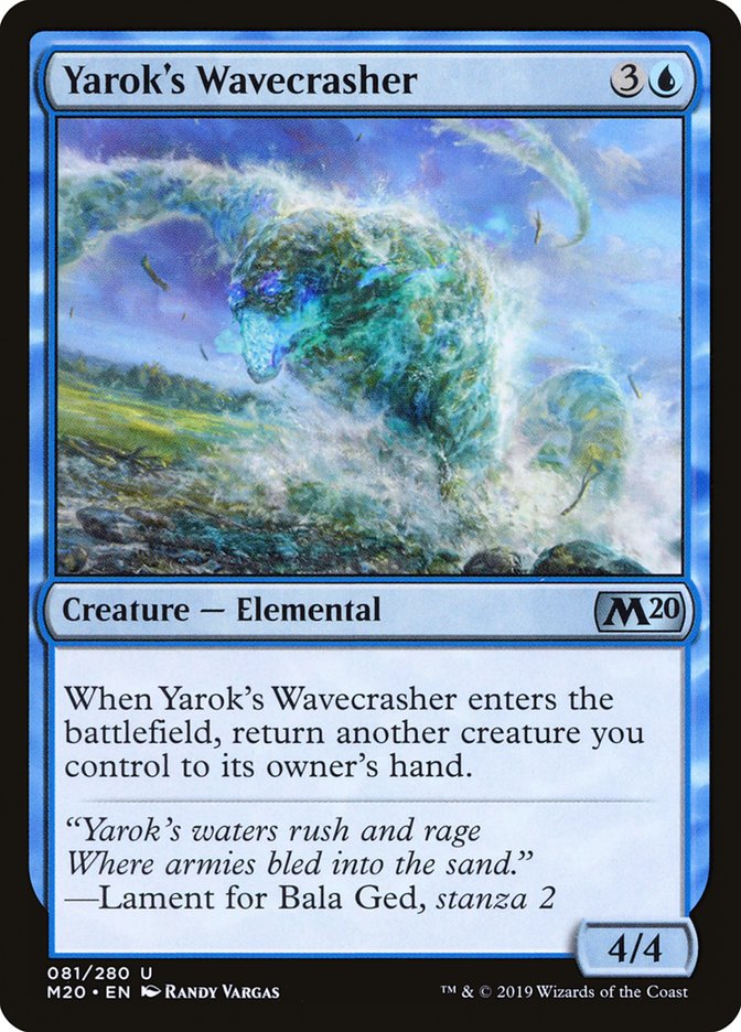 Yarok's Wavecrasher [Core Set 2020] | Gear Gaming Fayetteville