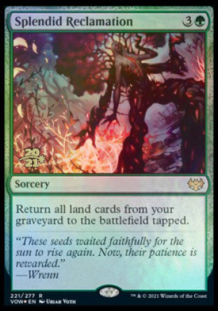 Splendid Reclamation [Innistrad: Crimson Vow Prerelease Promos] | Gear Gaming Fayetteville