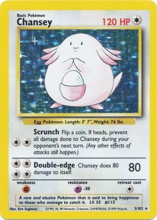 Chansey (3/102) [Base Set Unlimited] | Gear Gaming Fayetteville