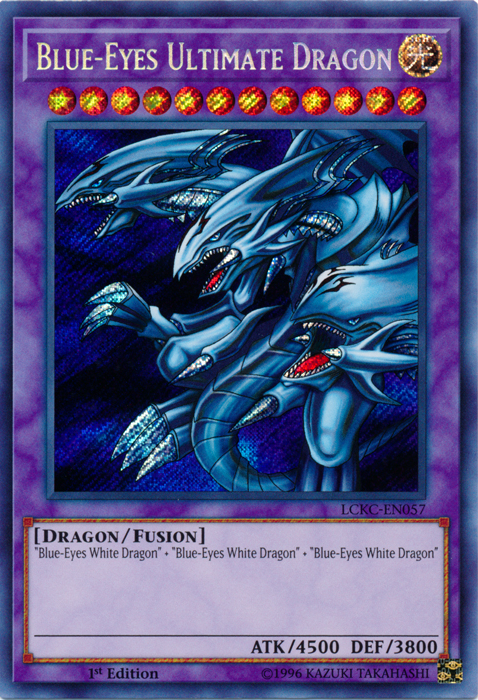 Blue-Eyes Ultimate Dragon [LCKC-EN057] Secret Rare | Gear Gaming Fayetteville