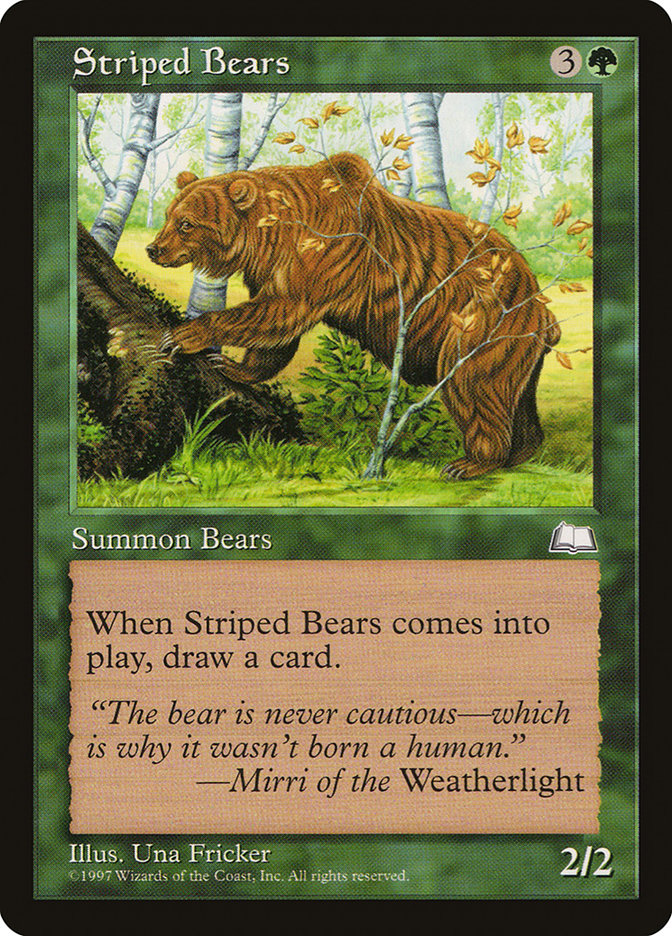 Striped Bears [Weatherlight] | Gear Gaming Fayetteville