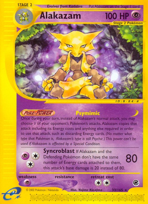 Alakazam (33/165) [Expedition: Base Set] | Gear Gaming Fayetteville