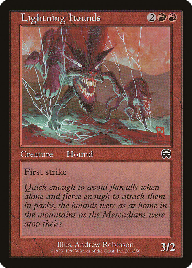 Lightning Hounds [Mercadian Masques] | Gear Gaming Fayetteville