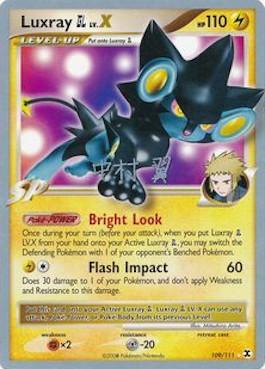 Luxray GL LV.X (109/111) (Crowned Tiger - Tsubasa Nakamura) [World Championships 2009] | Gear Gaming Fayetteville