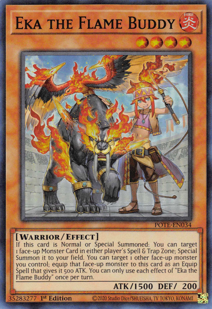 Eka the Flame Buddy [POTE-EN034] Super Rare | Gear Gaming Fayetteville