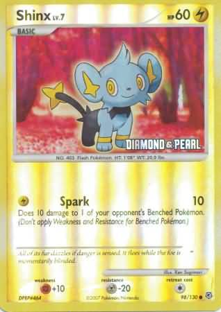 Shinx (98/130) [Burger King Promos: 2008 Collection] | Gear Gaming Fayetteville