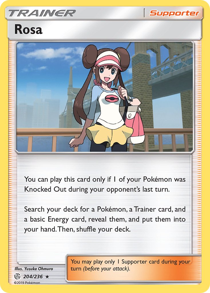 Rosa (204/236) (Theme Deck Exclusive) [Sun & Moon: Cosmic Eclipse] | Gear Gaming Fayetteville