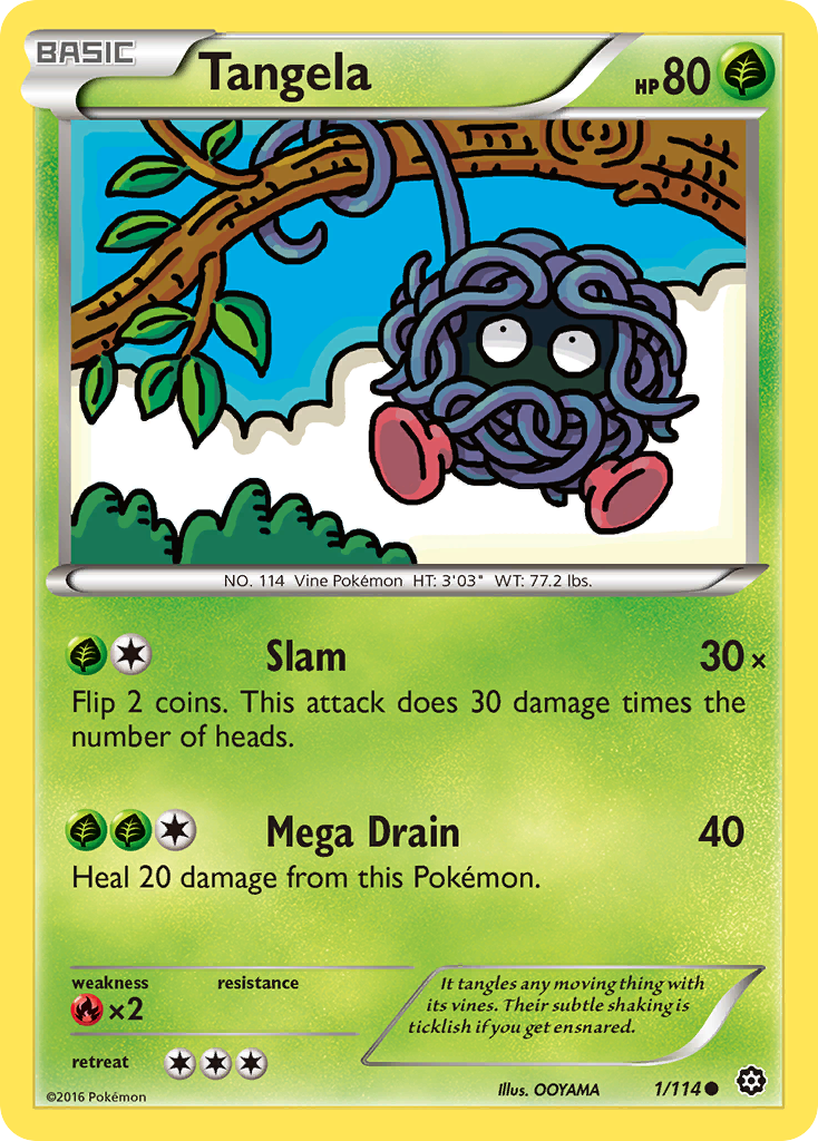 Tangela (1/114) [XY: Steam Siege] | Gear Gaming Fayetteville