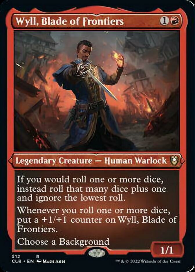 Wyll, Blade of Frontiers (Foil Etched) [Commander Legends: Battle for Baldur's Gate] | Gear Gaming Fayetteville