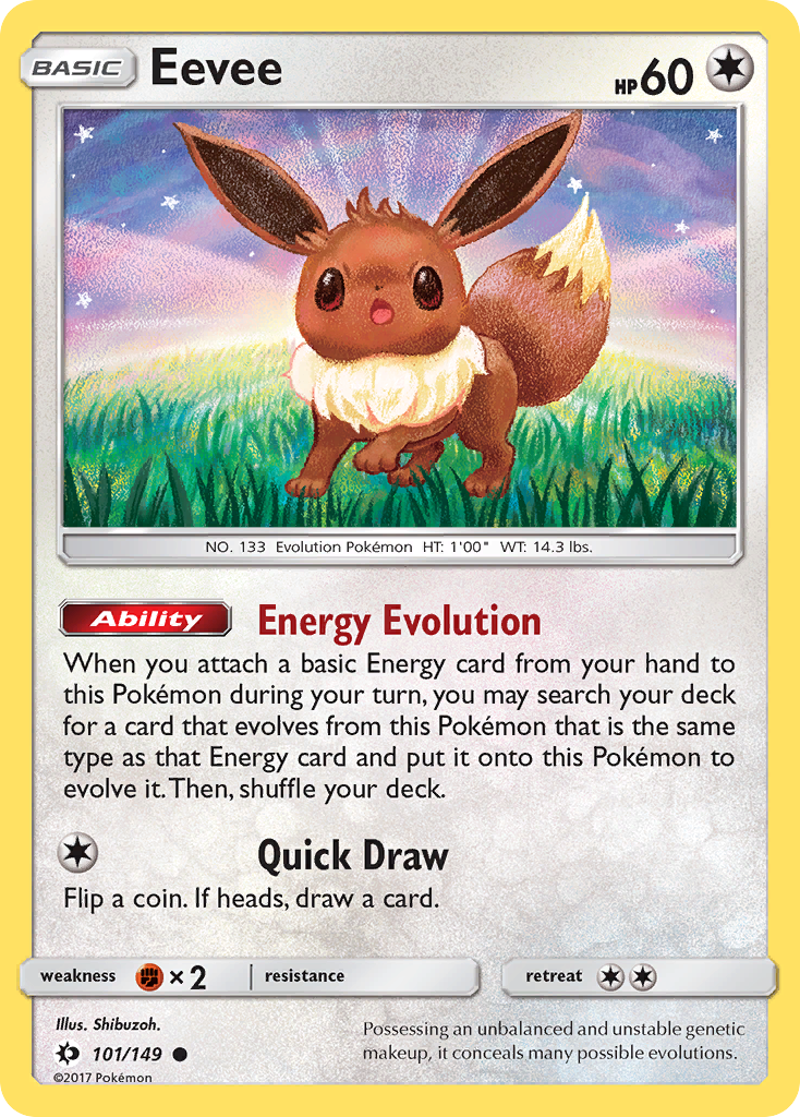 Eevee (101/149) [Sun & Moon: Base Set] | Gear Gaming Fayetteville