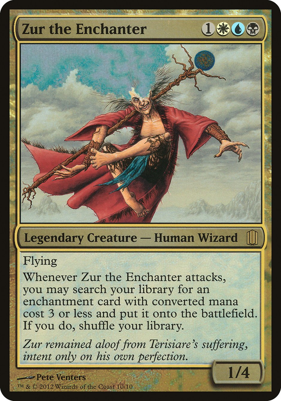 Zur the Enchanter (Oversized) [Commander's Arsenal Oversized] | Gear Gaming Fayetteville