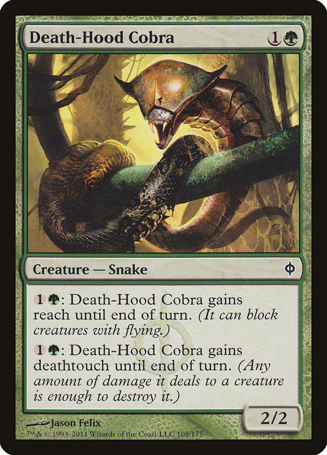 Death-Hood Cobra [New Phyrexia] | Gear Gaming Fayetteville