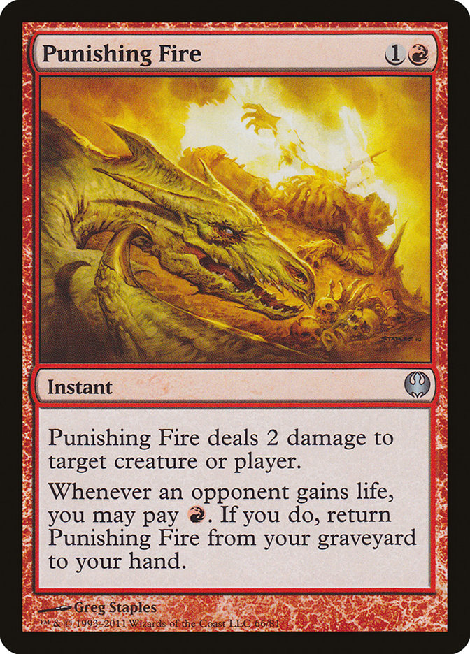 Punishing Fire [Duel Decks: Knights vs. Dragons] | Gear Gaming Fayetteville