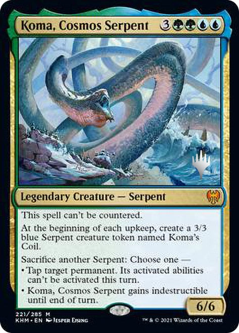 Koma, Cosmos Serpent (Promo Pack) [Kaldheim Promos] | Gear Gaming Fayetteville