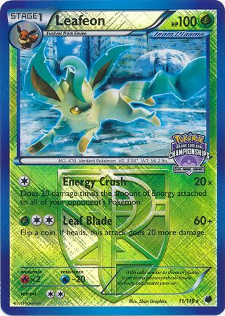 Leafeon (11/116) (States Championship Promo) [Black & White: Plasma Freeze] | Gear Gaming Fayetteville