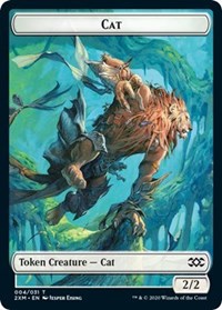 Cat // Copy Double-Sided Token [Double Masters Tokens] | Gear Gaming Fayetteville