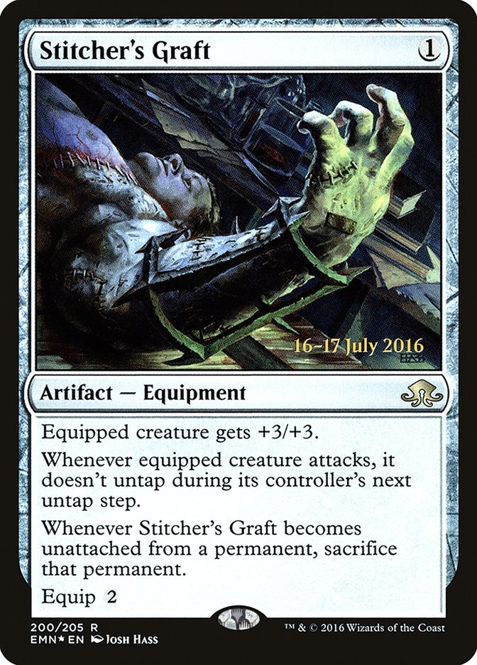 Stitcher's Graft [Eldritch Moon Prerelease Promos] | Gear Gaming Fayetteville