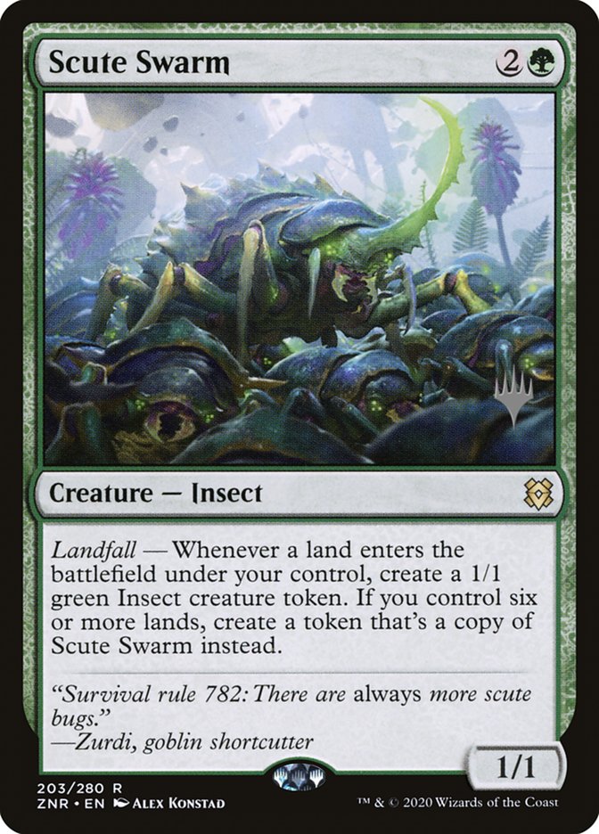 Scute Swarm (Promo Pack) [Zendikar Rising Promos] | Gear Gaming Fayetteville