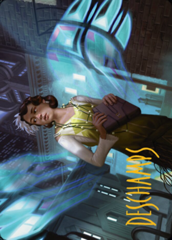 Giada, Font of Hope 1 Art Card (Gold-Stamped Signature) [Streets of New Capenna Art Series] | Gear Gaming Fayetteville