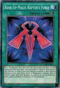 Rank-Up-Magic Raptor's Force [Clash of Rebellions] [CORE-EN057] | Gear Gaming Fayetteville