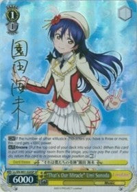 "That's Our Miracle" Umi Sonoda (SP) [Love Live! DX] | Gear Gaming Fayetteville