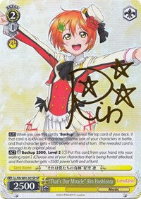 "That's Our Miracle" Rin Hoshizora (SP) [Love Live! DX] | Gear Gaming Fayetteville