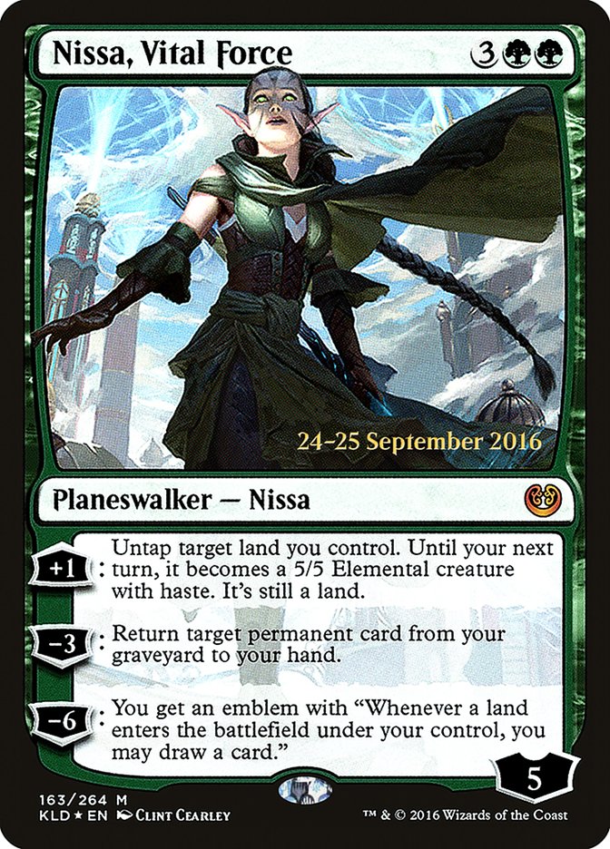 Nissa, Vital Force [Kaladesh Prerelease Promos] | Gear Gaming Fayetteville