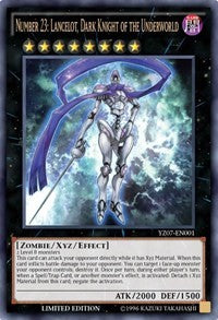 Number 23: Lancelot, Dark Knight of the Underworld [Yu-Gi-Oh! ZEXAL Manga Promotional Cards] [YZ07-EN001] | Gear Gaming Fayetteville