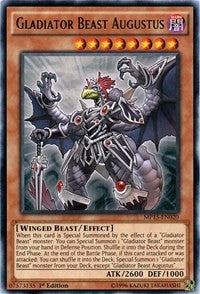 Gladiator Beast Augustus [2015 Mega-Tins Mega Pack] [MP15-EN020] | Gear Gaming Fayetteville