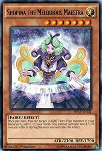 Shopina the Melodious Maestra [2015 Mega-Tins Mega Pack] [MP15-EN131] | Gear Gaming Fayetteville