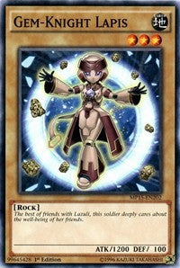 Gem-Knight Lapis [2015 Mega-Tins Mega Pack] [MP15-EN202] | Gear Gaming Fayetteville