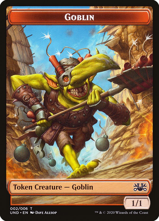 Goblin // Giant Teddy Bear Double-Sided Token [Unsanctioned Tokens] | Gear Gaming Fayetteville