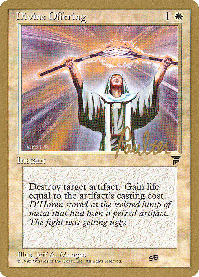 Divine Offering (Preston Poulter) (SB) [Pro Tour Collector Set] | Gear Gaming Fayetteville