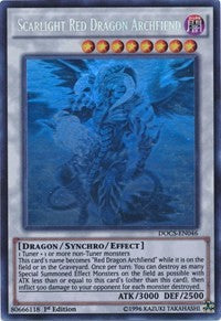 Scarlight Red Dragon Archfiend (Ghost) [Dimension of Chaos] [DOCS-EN046] | Gear Gaming Fayetteville