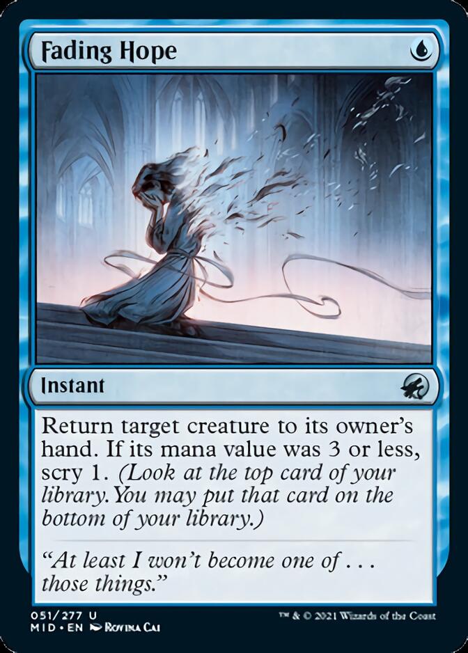 Fading Hope [Innistrad: Midnight Hunt] | Gear Gaming Fayetteville