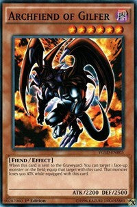 Archfiend of Gilfer (B) [King of Games: Yugi's Legendary Decks] [YGLD-ENB05] | Gear Gaming Fayetteville