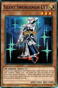 Silent Swordsman LV3 (C) [King of Games: Yugi's Legendary Decks] [YGLD-ENC08] | Gear Gaming Fayetteville