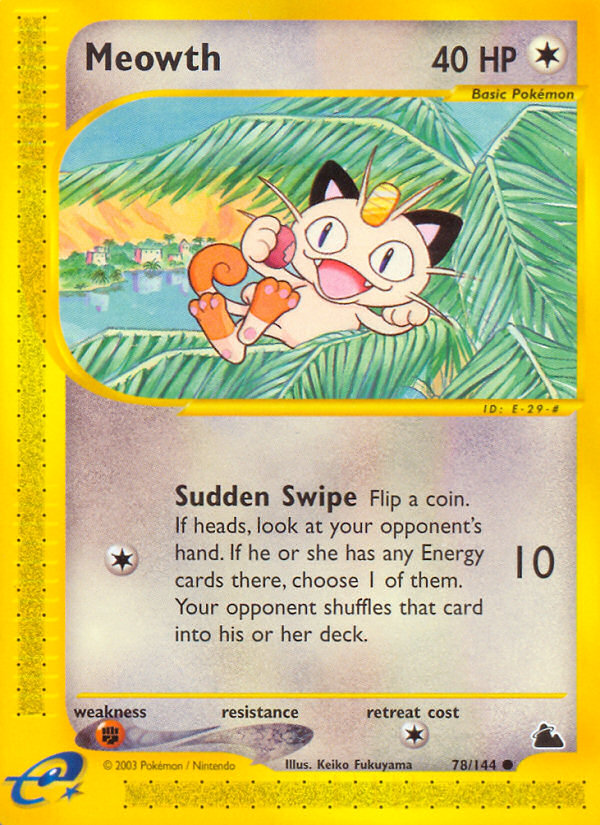 Meowth (78/144) [Skyridge] | Gear Gaming Fayetteville