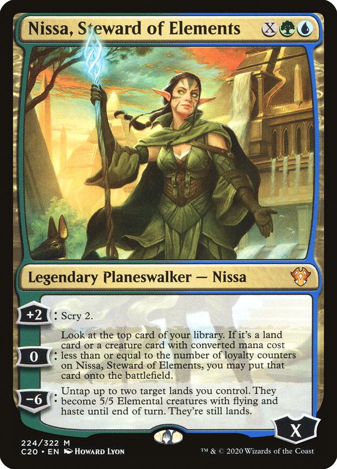 Nissa, Steward of Elements [Commander 2020] | Gear Gaming Fayetteville